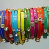 PULSEIRA 2 VOLTAS COM STRASS CÓD. 0006